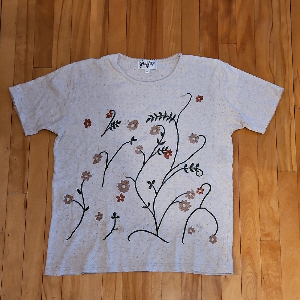 Graphic Flower T-Shirt